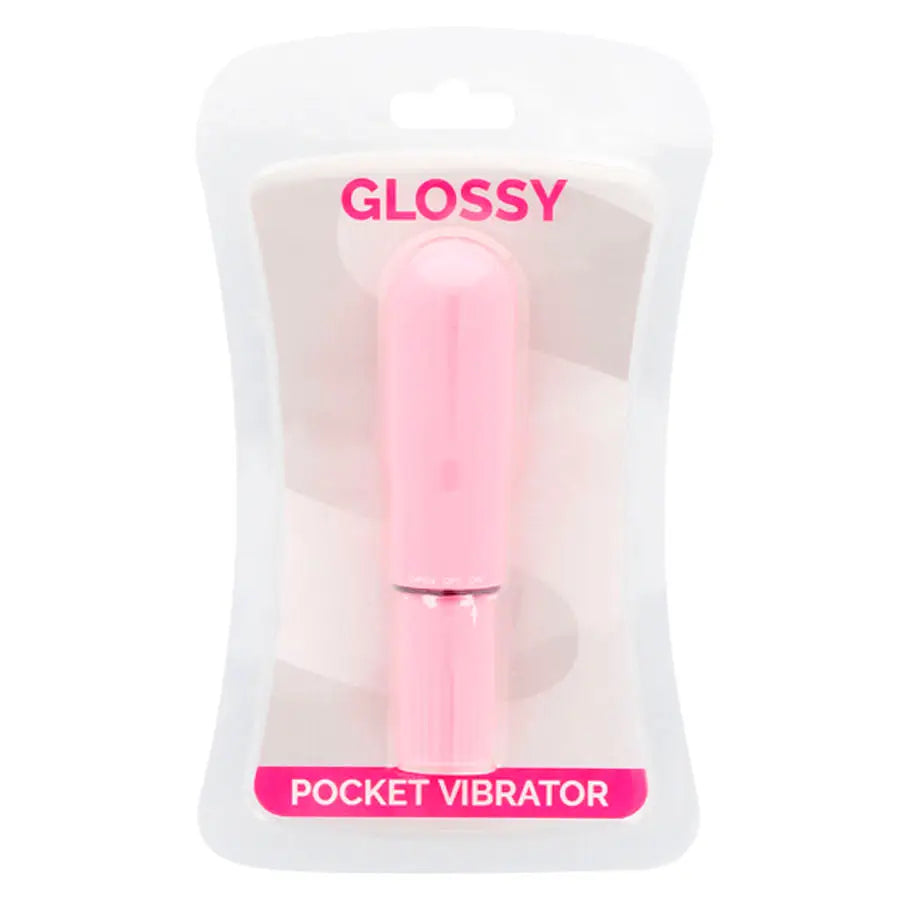 Glossy - pocket vibrador rosa