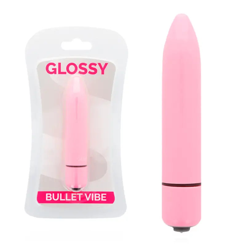 Glossy - thin vibrador rosa