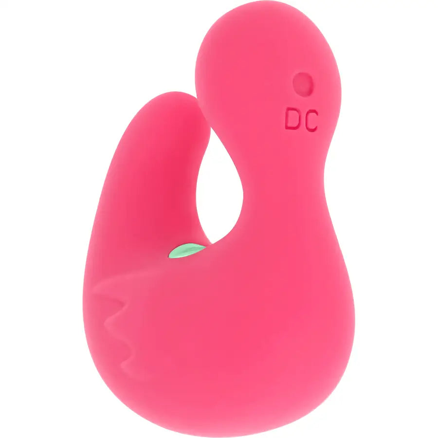 Happy loky - dedal pato estimulador de silicona recargable