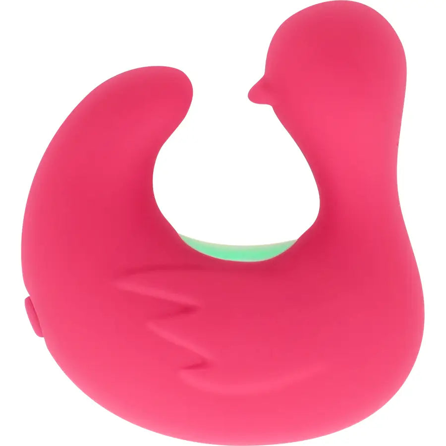 Happy loky - dedal pato estimulador de silicona recargable