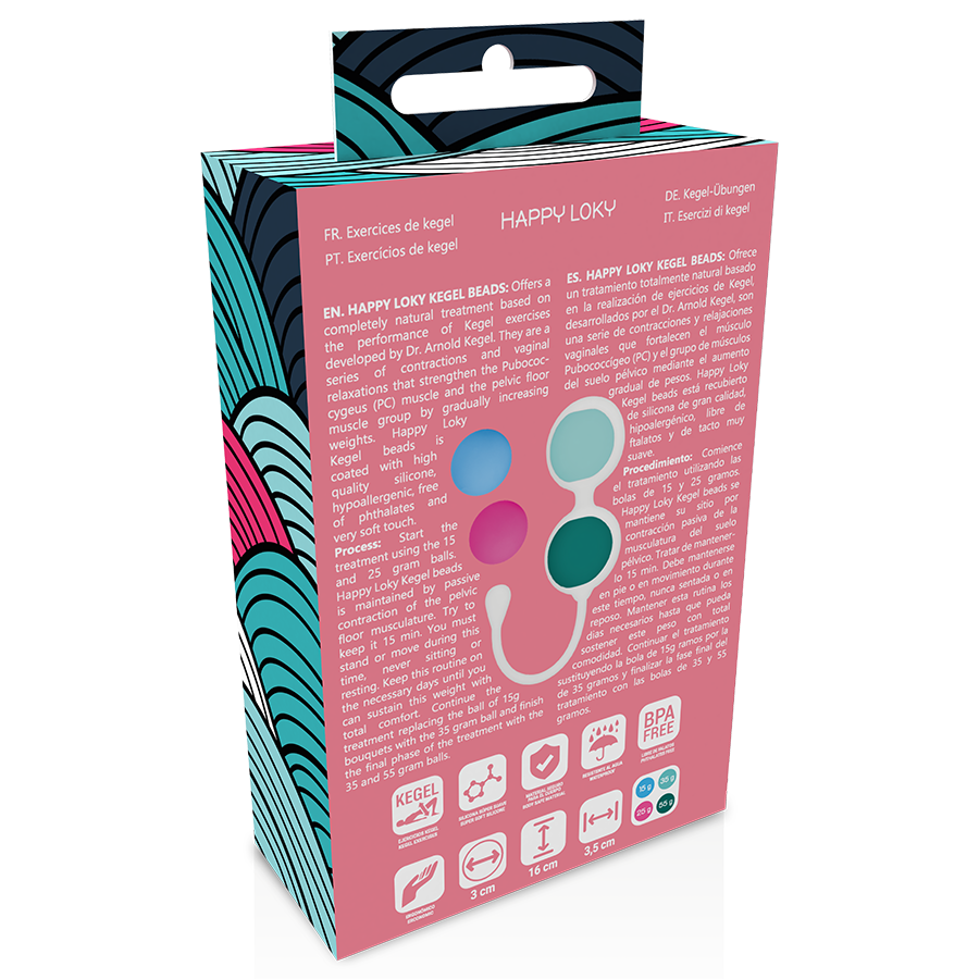 Happy loky - kegel beads entrenamiento suelo pelvico