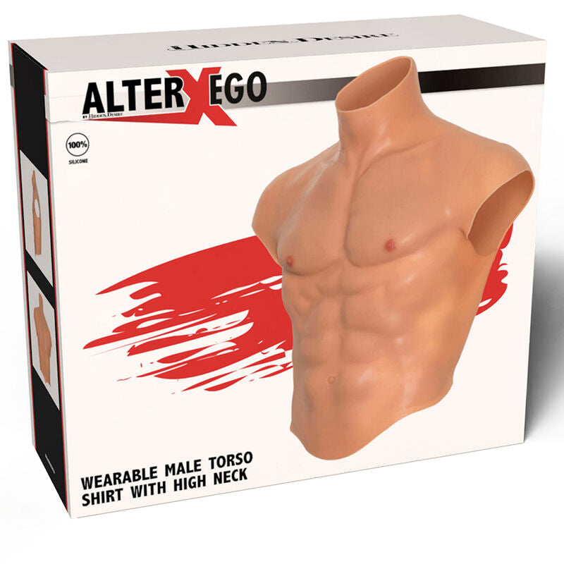 Hidden desire - alter ego camiseta silicona torso masculino