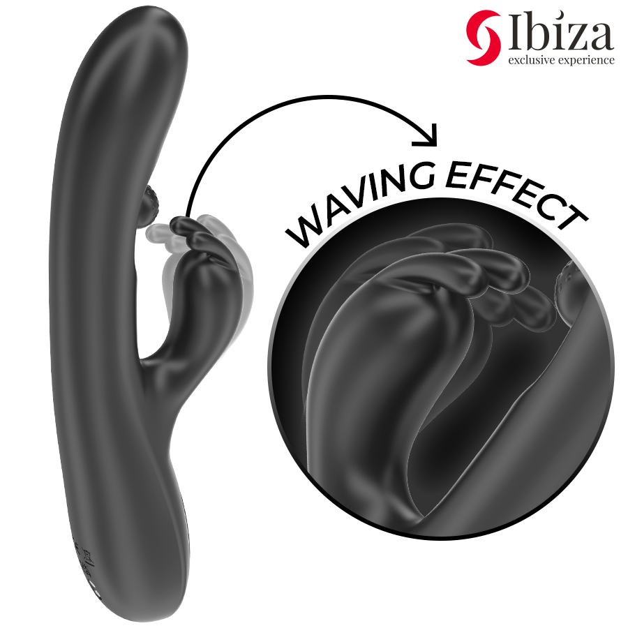 Ibiza - potente vibrador rabbit con perla rolling