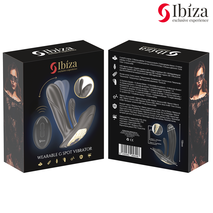 Ibiza - vibrador wearable con estimulación punto-g