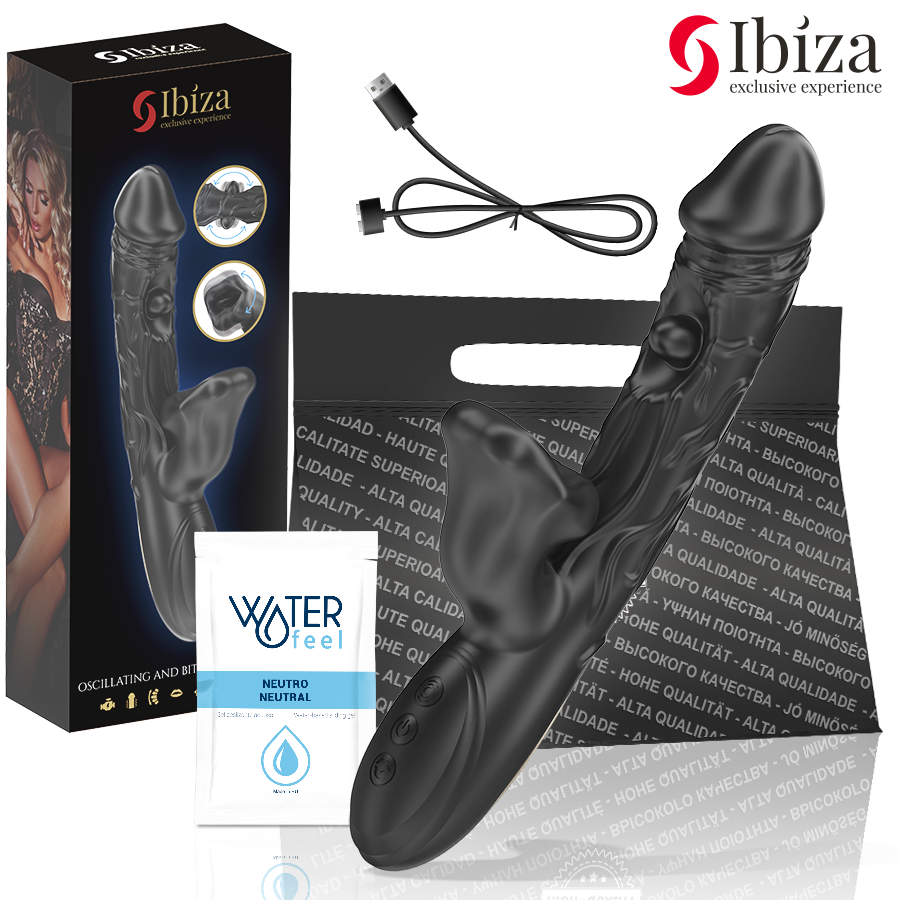 Ibiza - vibrador y estimulador de clítoris con efecto