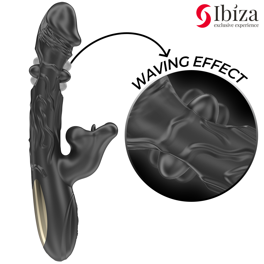 Ibiza - vibrador y estimulador de clítoris con efecto