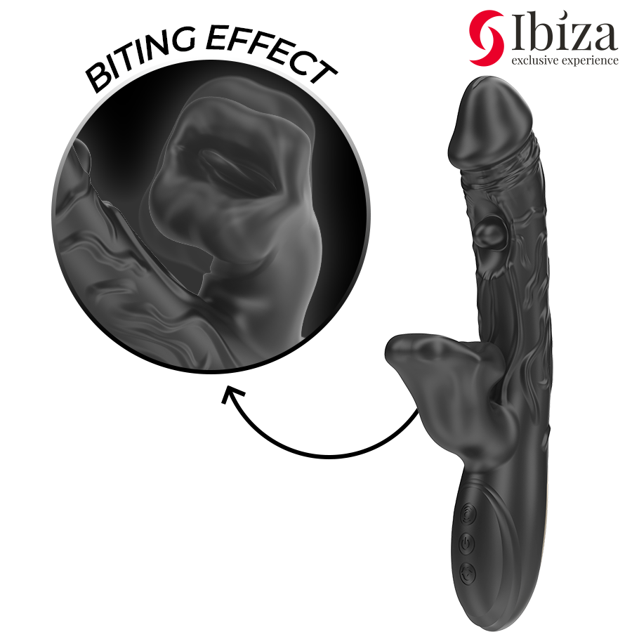 Ibiza - vibrador y estimulador de clítoris con efecto