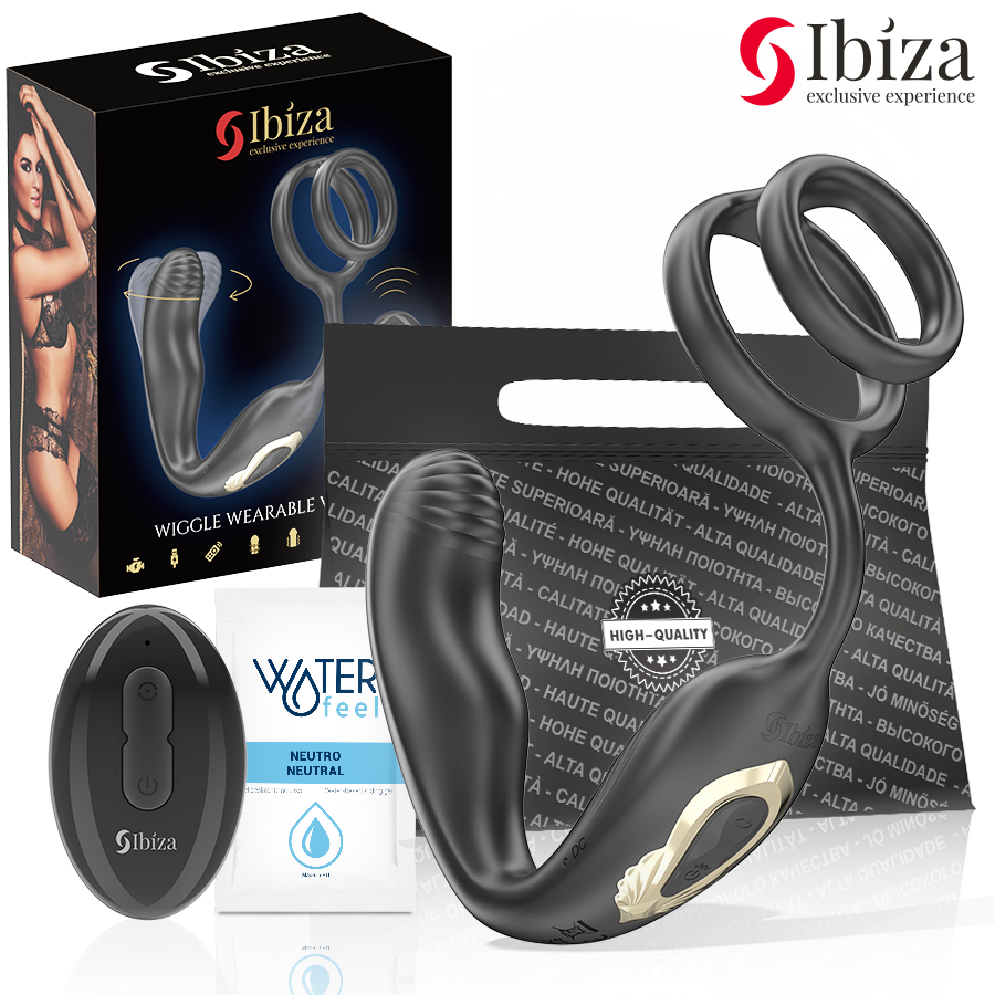Ibiza - wiggle plug anal rotador control remoto