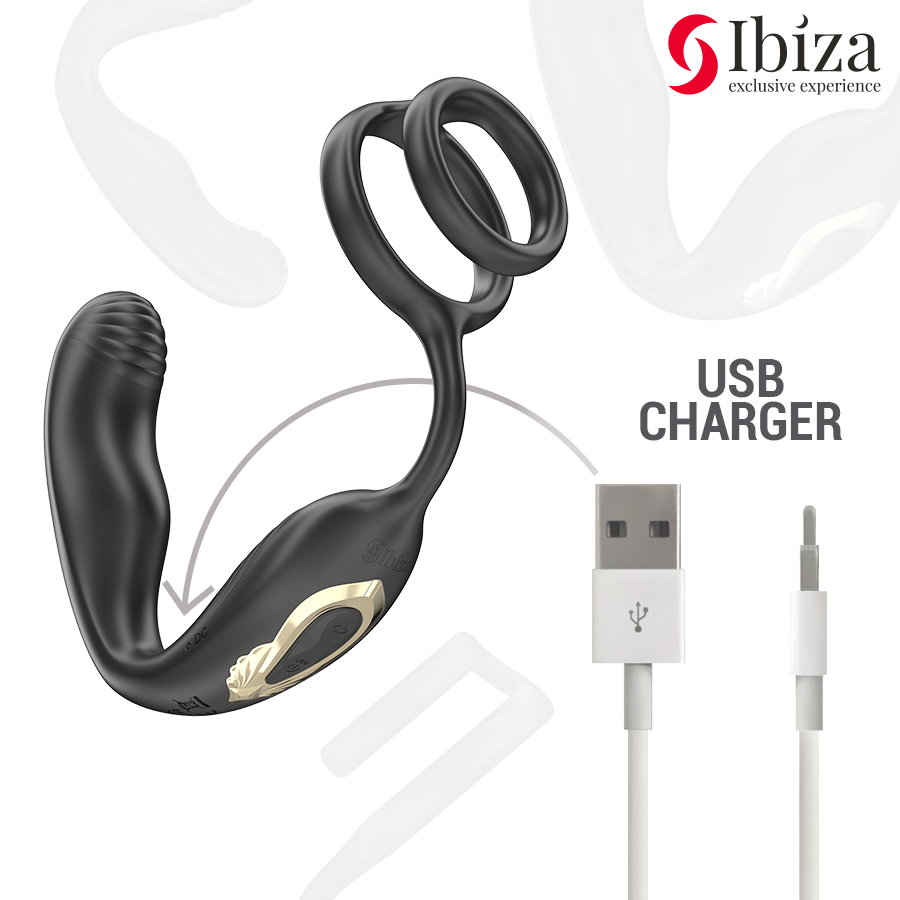 Ibiza - wiggle plug anal rotador control remoto