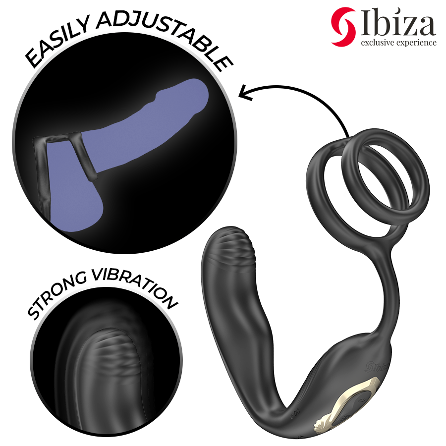 Ibiza - wiggle plug anal rotador control remoto