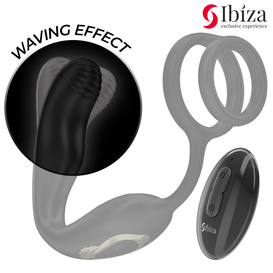 Ibiza - wiggle plug anal rotador control remoto