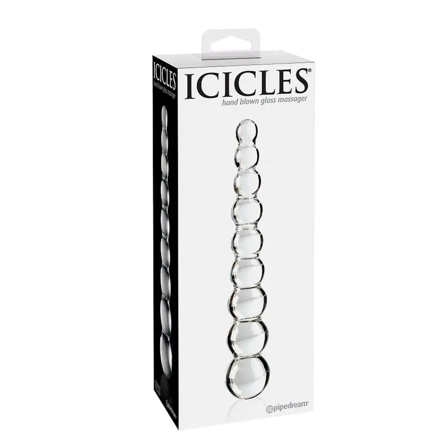 Icicles - n. 2 masajeador de vidrio