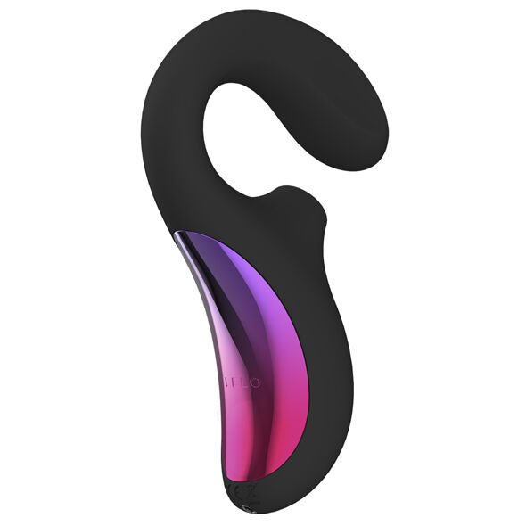 LELO - ENIGMA DOBLE ESTIMULACIÓN SUCCION MASAJEADOR NEGRO - OMerotics