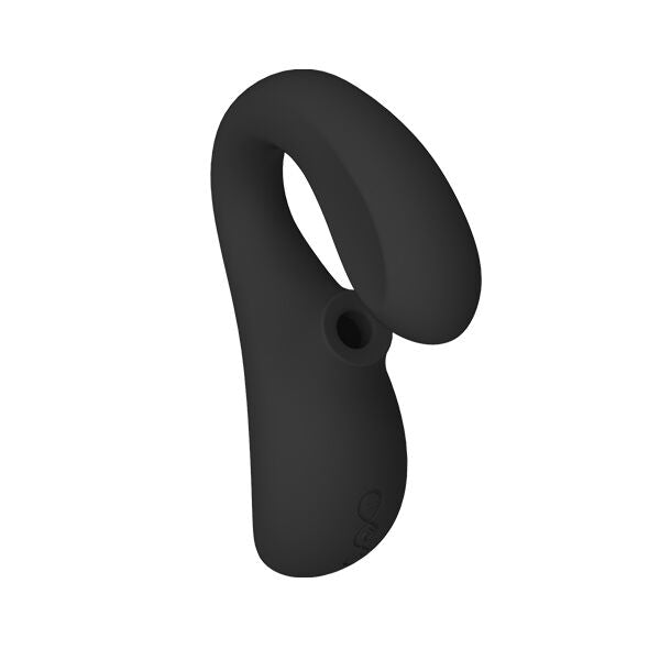 LELO - ENIGMA DOBLE ESTIMULACIÓN SUCCION MASAJEADOR NEGRO - OMerotics