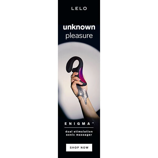 LELO - ENIGMA DOBLE ESTIMULACIÓN SUCCION MASAJEADOR NEGRO - OMerotics