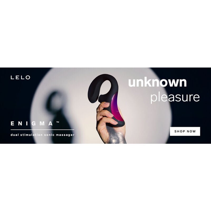 LELO - ENIGMA DOBLE ESTIMULACIÓN SUCCION MASAJEADOR NEGRO - OMerotics