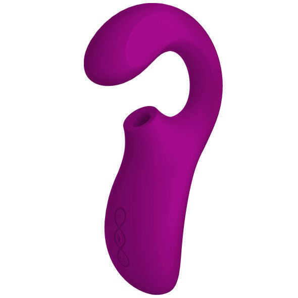 LELO - ENIGMA DOBLE ESTIMULACIÓN SUCCION MASAJEADOR MORADO - OMerotics