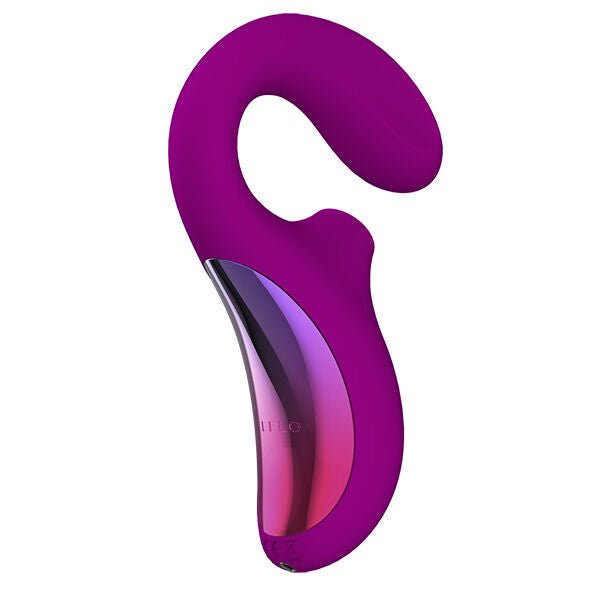 LELO - ENIGMA DOBLE ESTIMULACIÓN SUCCION MASAJEADOR MORADO - OMerotics