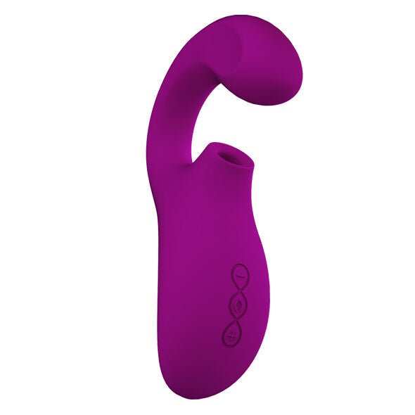 LELO - ENIGMA DOBLE ESTIMULACIÓN SUCCION MASAJEADOR MORADO - OMerotics