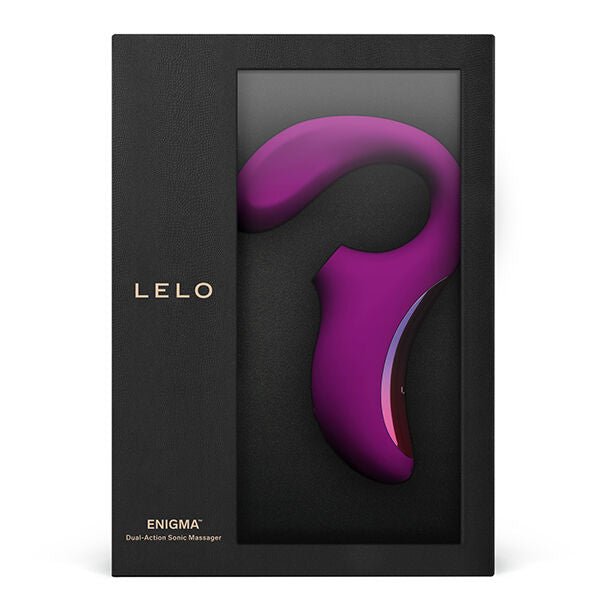 LELO - ENIGMA DOBLE ESTIMULACIÓN SUCCION MASAJEADOR MORADO - OMerotics