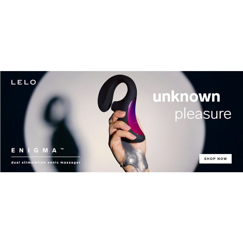 LELO - ENIGMA DOBLE ESTIMULACIÓN SUCCION MASAJEADOR MORADO - OMerotics