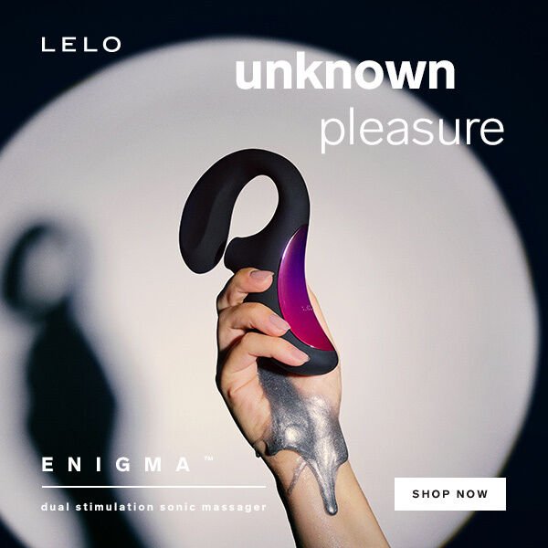 LELO - ENIGMA DOBLE ESTIMULACIÓN SUCCION MASAJEADOR MORADO - OMerotics