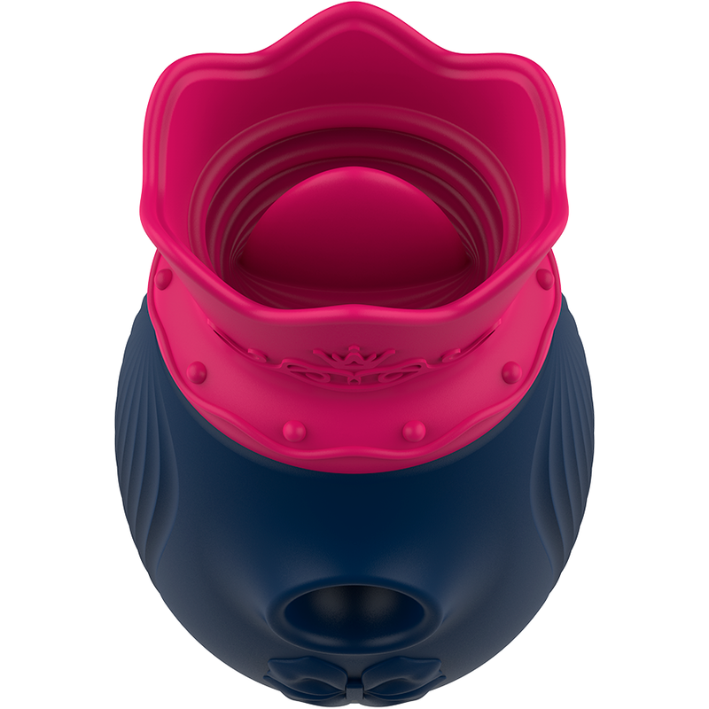 INTENSE - CLITORAL STIMULATOR WITH 10 SUCTION AND LICKING MODES - BLUE