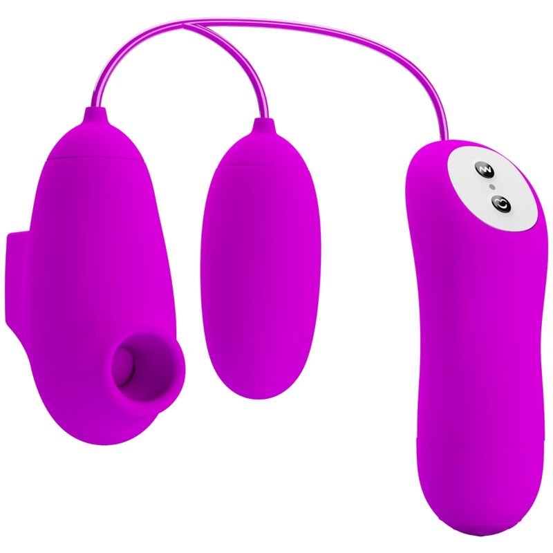 PRETTY LOVE - VIBRATOR AND SUCKER