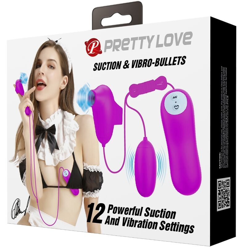 PRETTY LOVE - VIBRATOR AND SUCKER