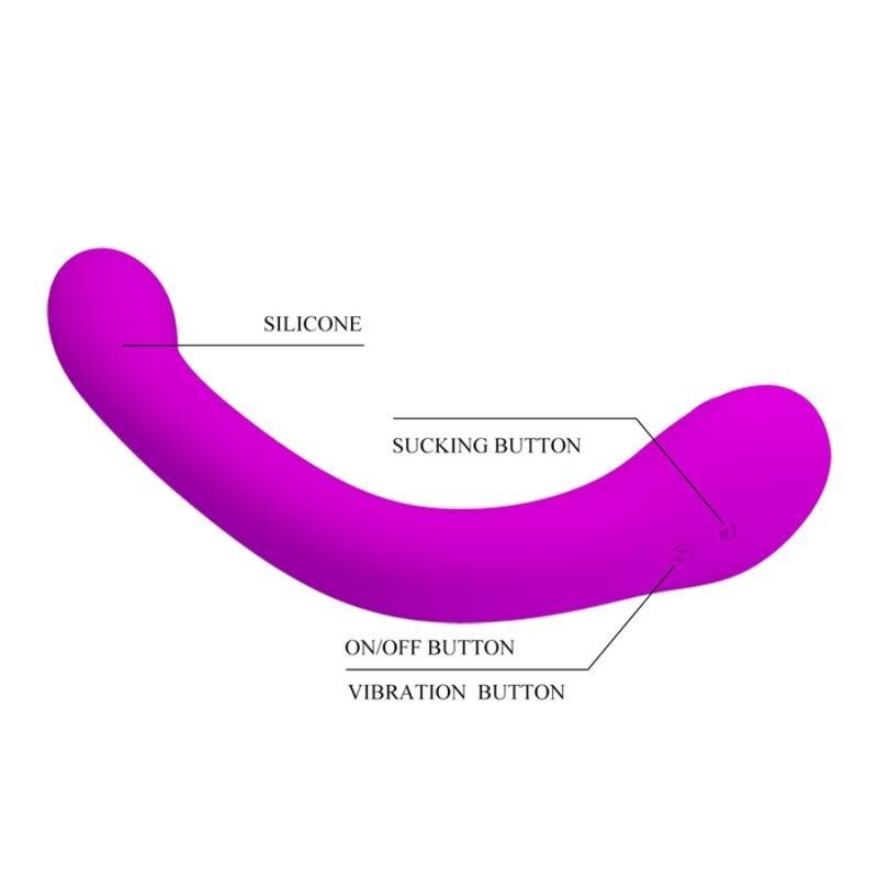 PRETTY LOVE - ALEX VIBRADOR Y SUCCIONADOR DE CLÍTORIS LILA - OMerotics