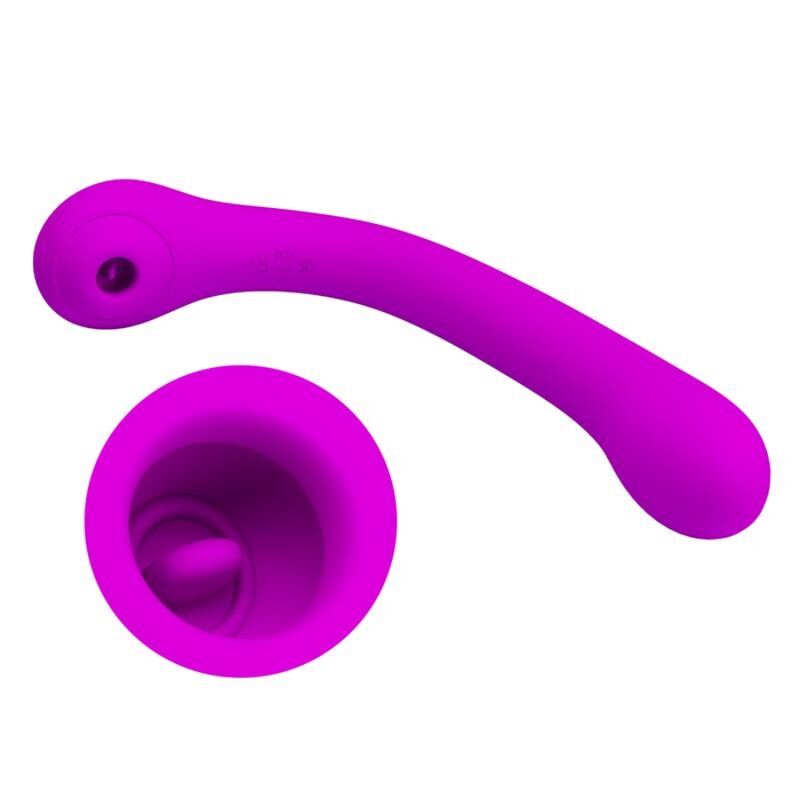 PRETTY LOVE - ALEX VIBRADOR Y SUCCIONADOR DE CLÍTORIS LILA - OMerotics