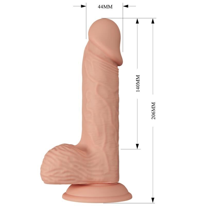 BAILE - BEAUTIFUL ENCOUNTER CATOBLEPAS REALISTISCHER FLEXIBLER DILDO 20,6 CM NATUR