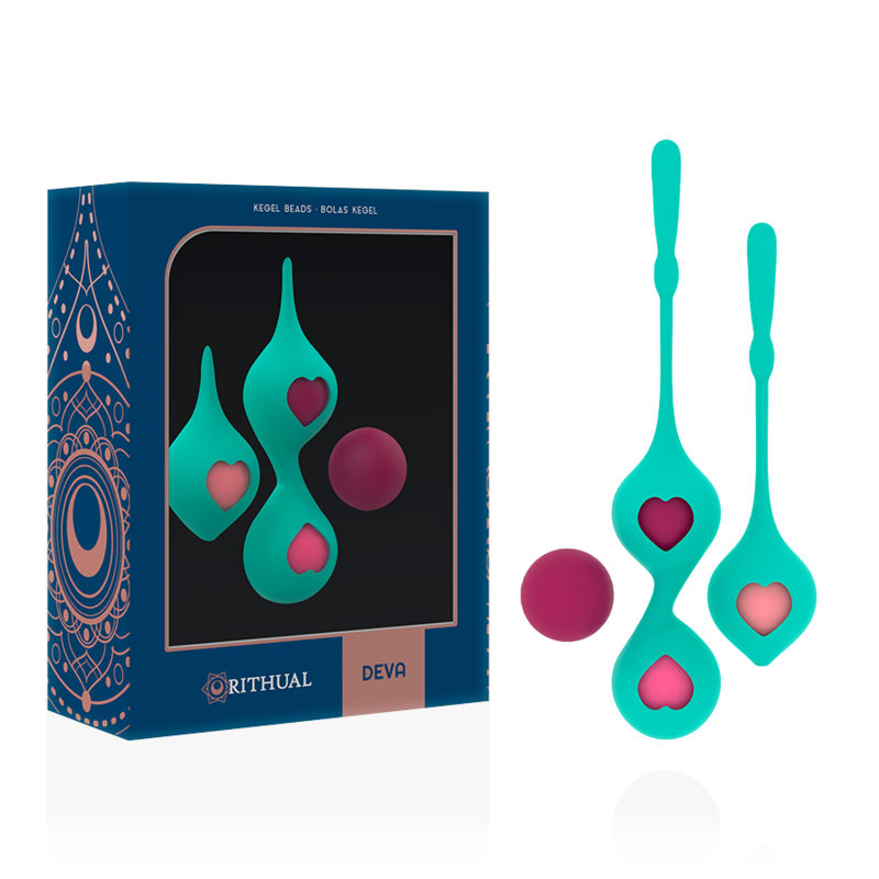 Rithual - deva set entrenamiento pelvico verde aqua