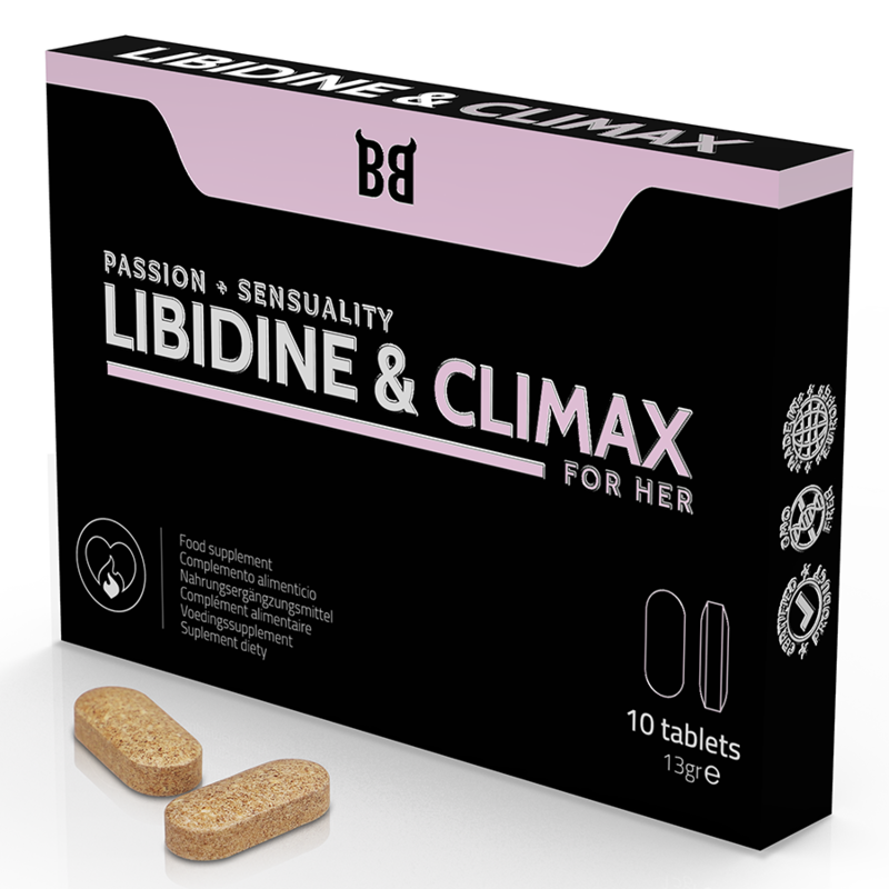 BLACK BULL - LIBIDO & CLIMAX FEMALE LIBIDO ENHANCEMENT 10 CAPSULES