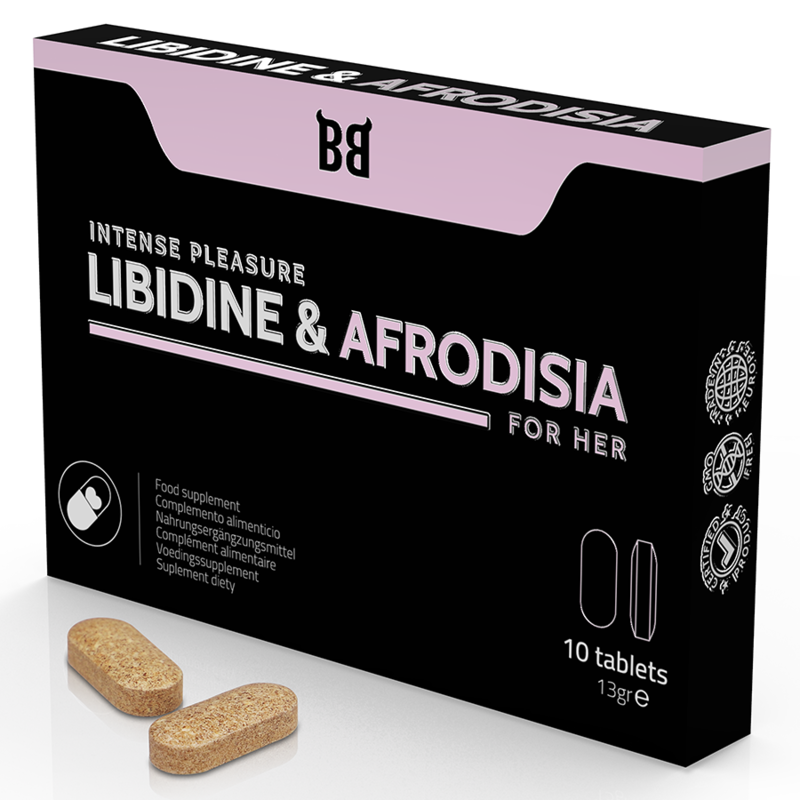 BLACK BULL - LUST & APHRODISIA INTENSE FREUDE FÜR FRAUEN 10 KAPSELN