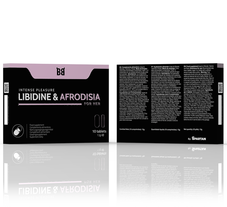 BLACK BULL - LUST & APHRODISIA INTENSE FREUDE FÜR FRAUEN 10 KAPSELN