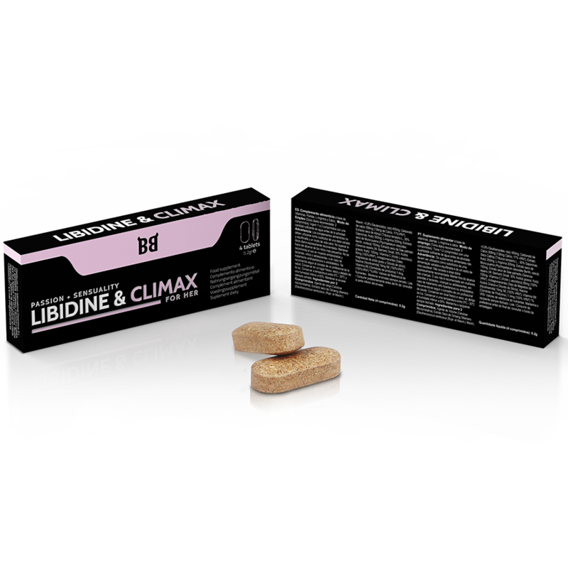 BLACK BULL - LIBIDO & CLIMAX INCREASE FEMALE LIBIDO 4 CAPSULES
