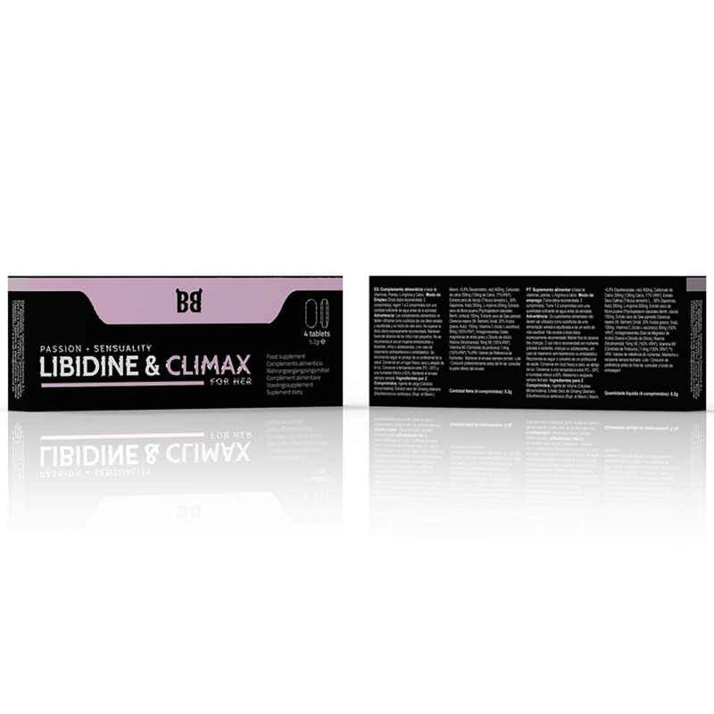 BLACK BULL - LIBIDO & CLIMAX INCREASE FEMALE LIBIDO 4 CAPSULES