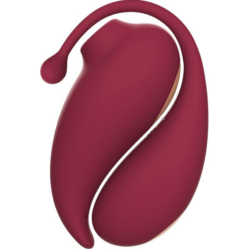 ADRIEN LASTIC - INSPIRATION SUCCIONADOR CLÍTORIS + HUEVO VIBRADOR ROJO - APP GRATUITA - OMerotics