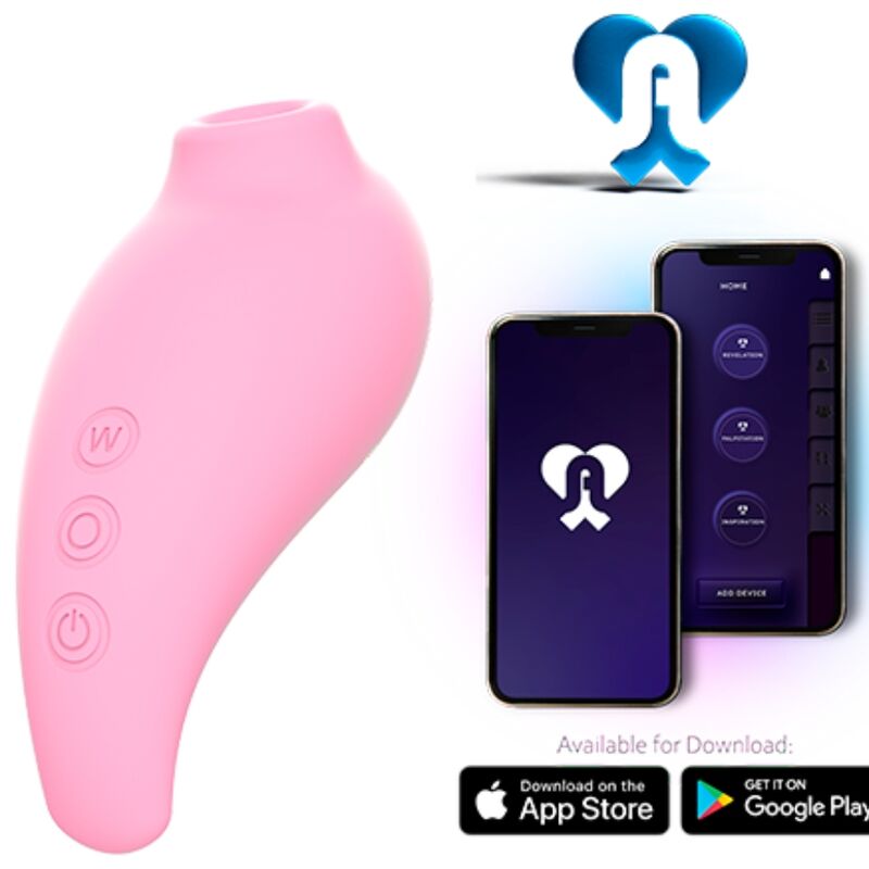 ADRIEN LASTIC - REVELATION SUCCIONADOR CLÍTORIS ROSA - APP GRATUITA - OMerotics