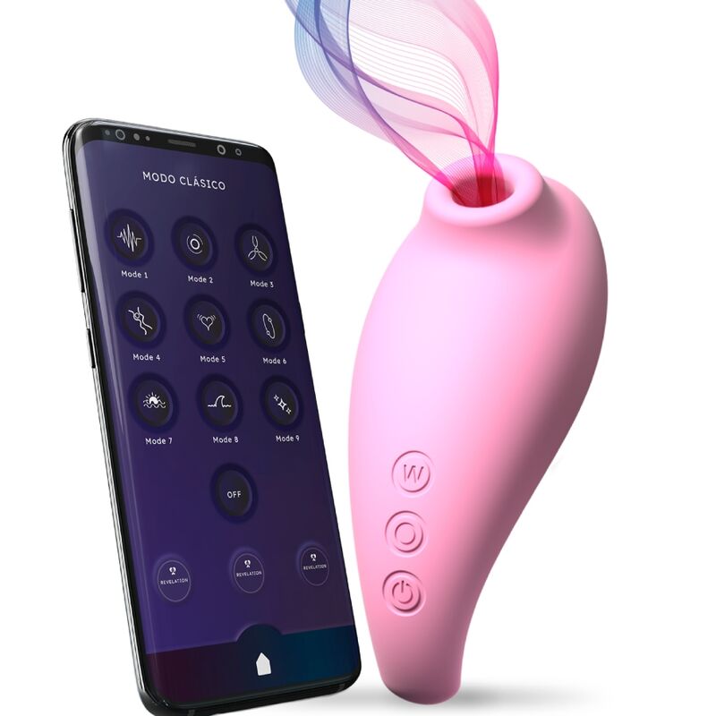 ADRIEN LASTIC - REVELATION SUCCIONADOR CLÍTORIS ROSA - APP GRATUITA - OMerotics