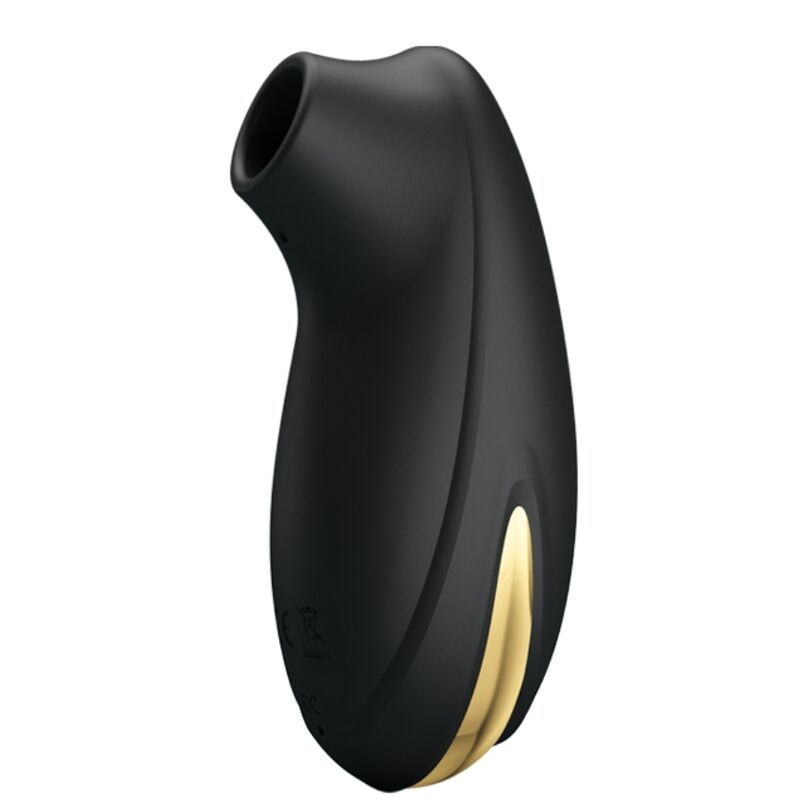 PRETTY LOVE - SUCCIONADOR-MASAJEADOR DE LUJO RECARGABLE NEGRO - OMerotics