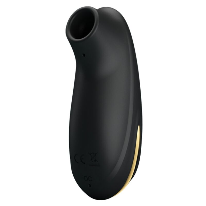 PRETTY LOVE - SUCCIONADOR-MASAJEADOR DE LUJO RECARGABLE NEGRO - OMerotics