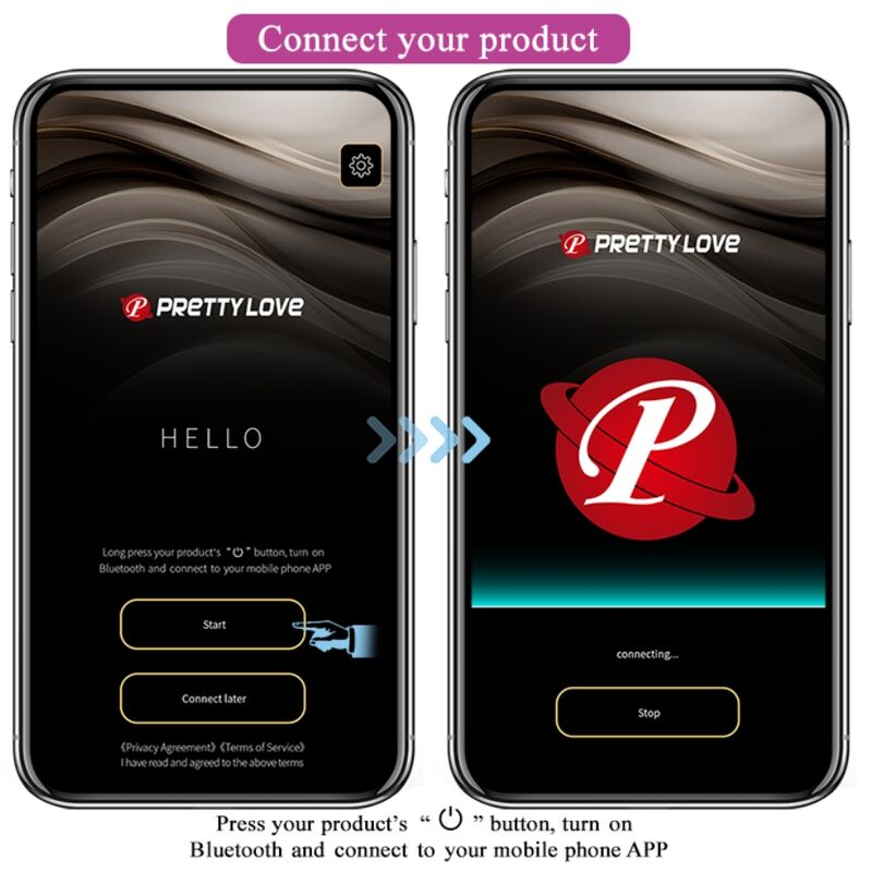 PRETTY LOVE - ELVIRA WIEDERAUFLADBARE VIBRATIONSPERLEN LILA