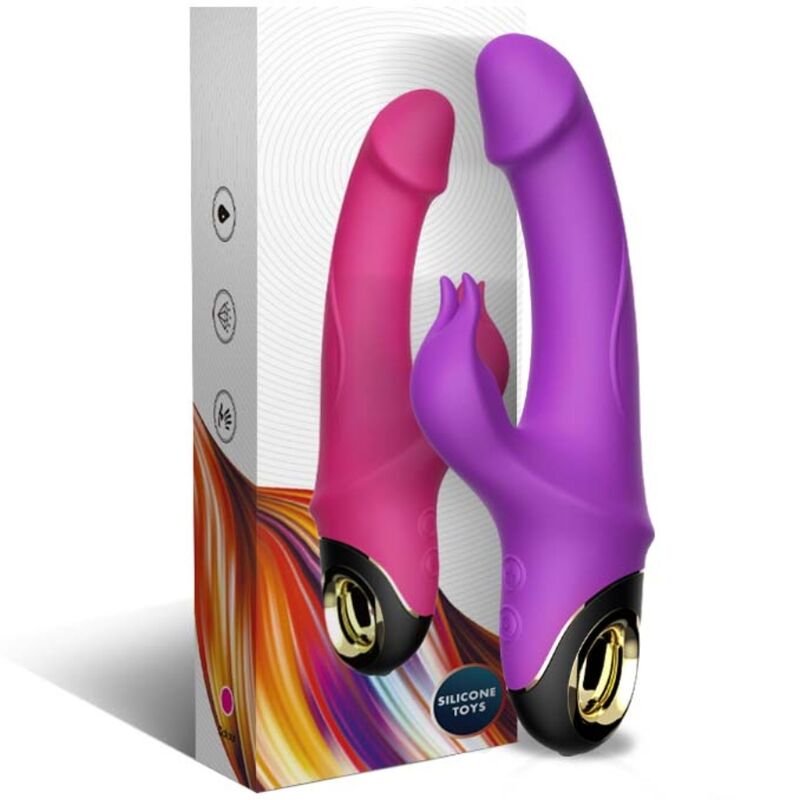 ARMONY - METEOR RABBIT VIBRATOR DILDO PURPLE
