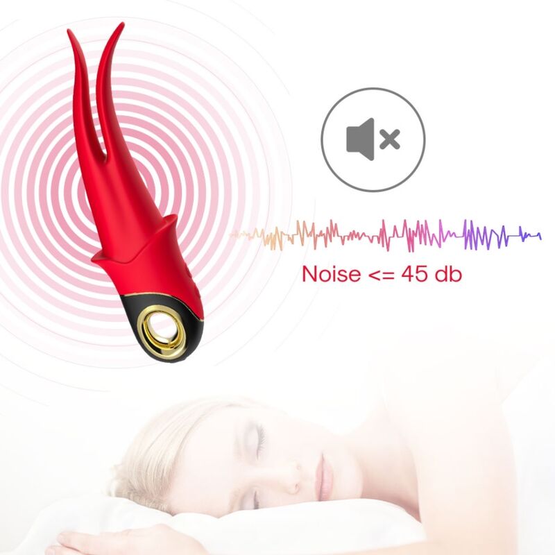 ARMONY - SHADOW VIBRADOR PINZA ROJO - OMerotics