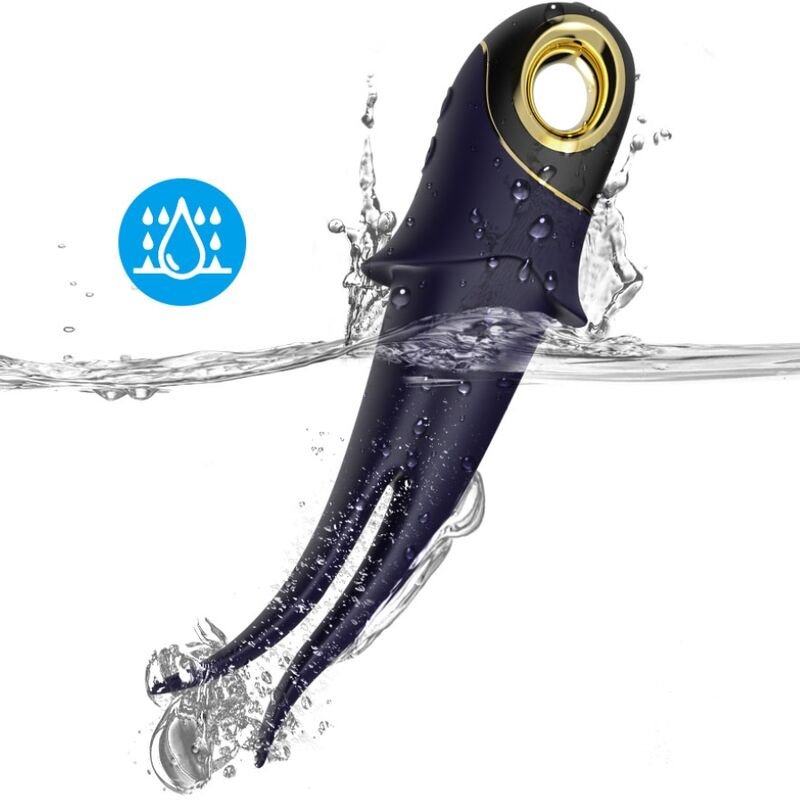 ARMONY - SHADOW VIBRADOR PINZA AZUL OSCURO - OMerotics