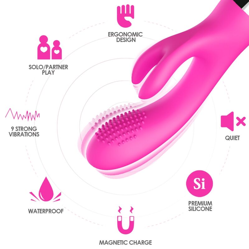 ARMONY - VIBRADOR RABBIT FUCSIA - OMerotics