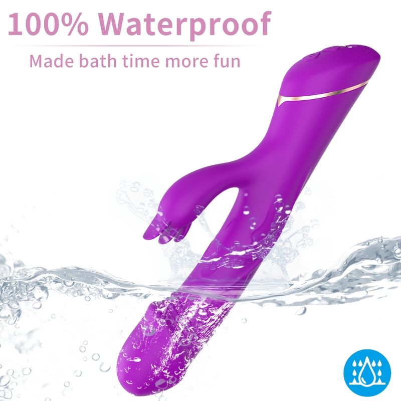 ARMONY - DILDO VIBRADOR RABBIT SILICONA VIOLETA - OMerotics