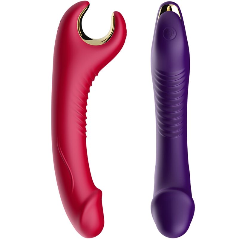 ARMONY - PRINCE DILDO VIBRADOR & ROTADOR ROJO - OMerotics